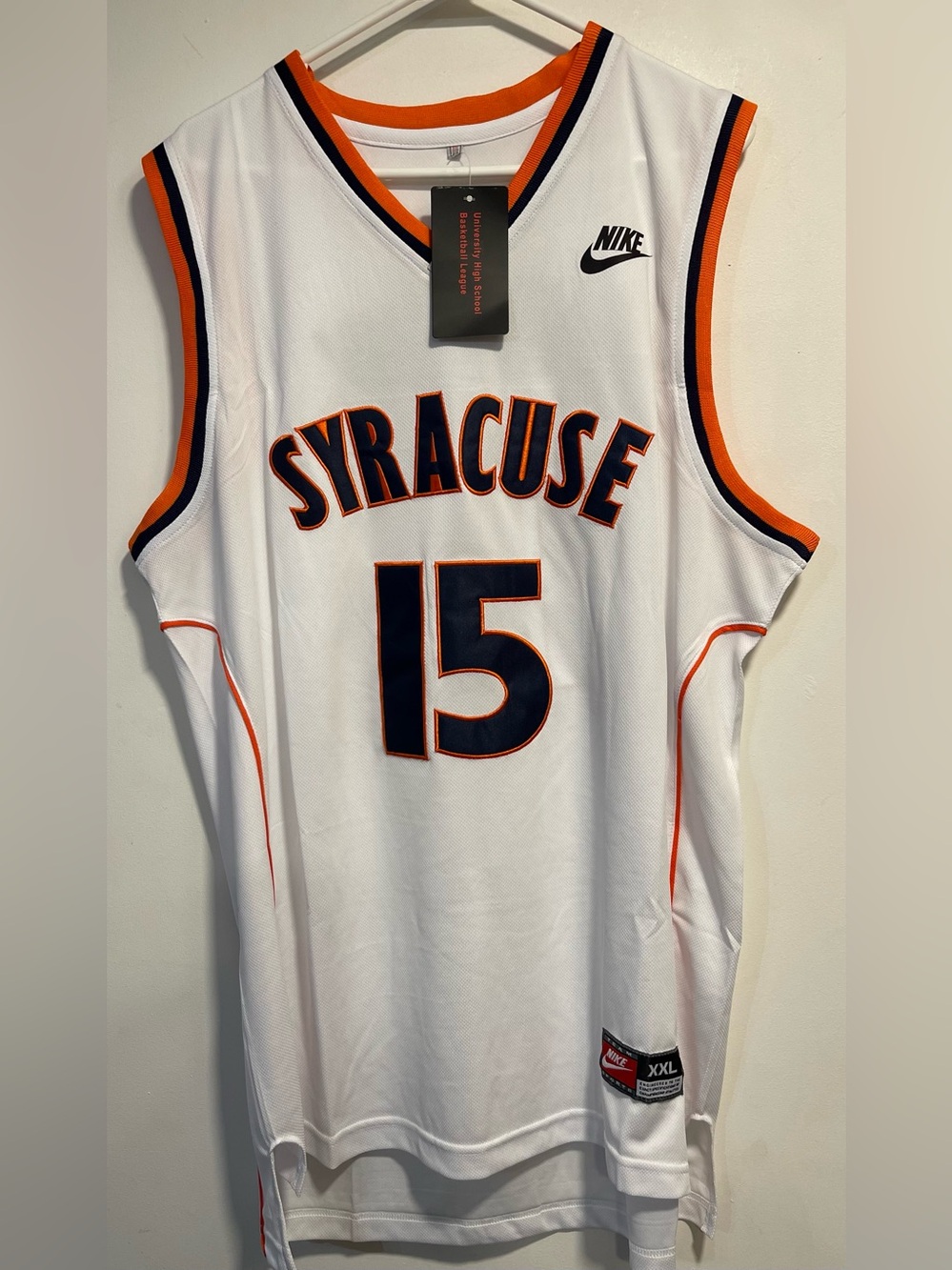 White Nike Carmelo Anthony Syracuse Jersey